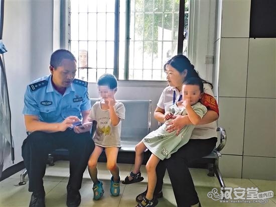 5岁哥哥带3岁弟弟进城迷了路…… 民警通过“一标三实”为他们找到父母-2.jpg