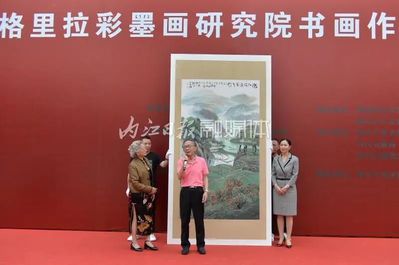 仅13天！内江张大千美术馆画展进行时，大量书画精品出展-3.jpg