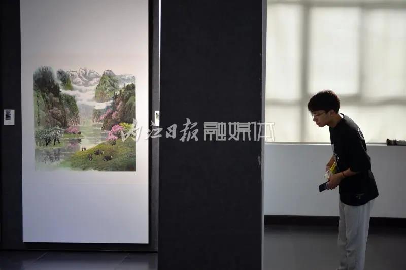 仅13天！内江张大千美术馆画展进行时，大量书画精品出展-11.jpg
