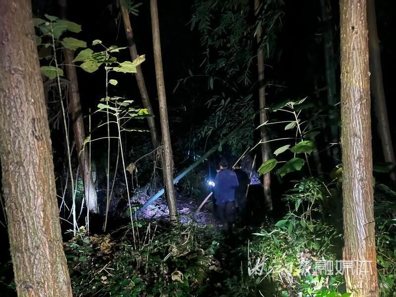 搜寻4个多小时！隆昌古宇村：老人在山中受伤昏迷，30余名干部群众连夜找回-2.jpg